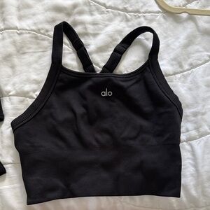 ALO Yoga Black Tank Top
